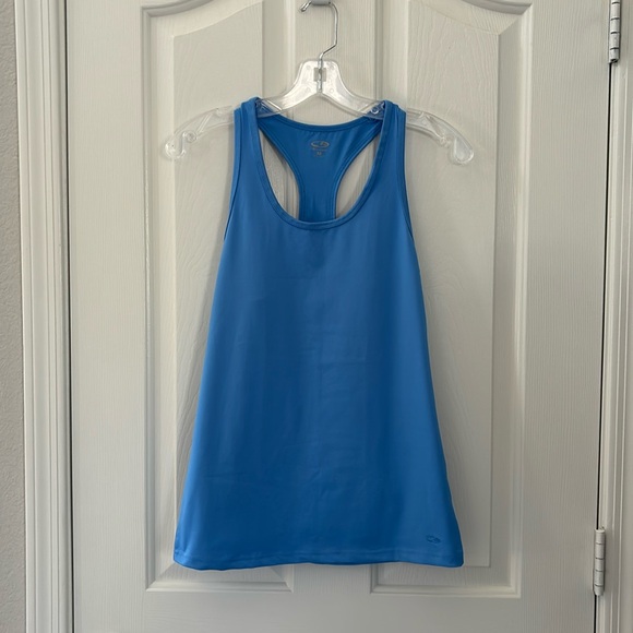 Champion Blue Racerback Tank Top Size Medium - Picture 2 of 10